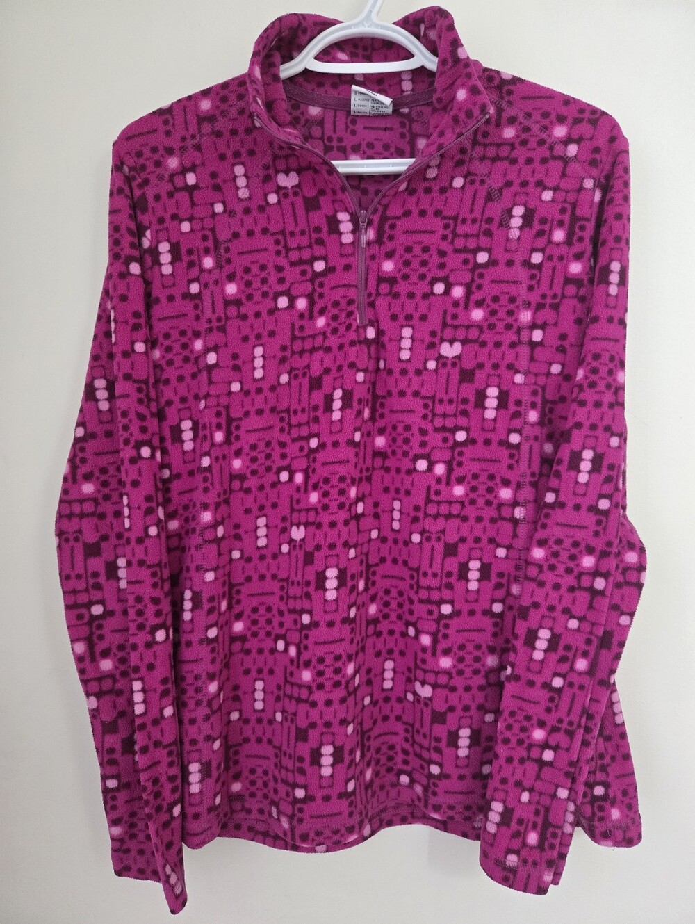 Ladies Columbia Fleece Half Zip-Up Jacket - L